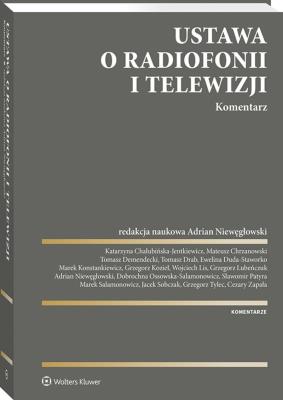 Okładka książki Ustawa o radiofonii i telewizji Komentarz