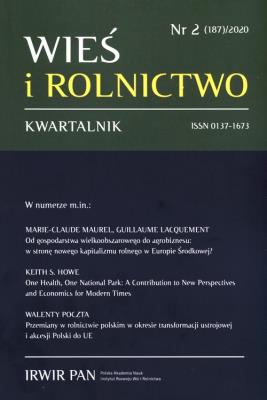 Opakowanie Wieś i rolnictwo 2020/2 (187)