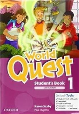 World Quest 1 SB. Autor: Saxby Karen, Shipton Paul. SmakLiter.pl Okładka książki World Quest 1 SB