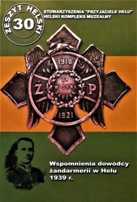 Okładka książki Wspomnienia dowódcy żandarmerii w Helu 1939 r.