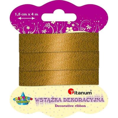 Opakowanie Wstążka metalizowana 15 mm x 4 m złota