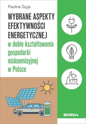 Wybrane aspekty efektywności energetycznej w dobie kształtowania gospodarki niskoemisyjnej w Polsce. Autor: Szyja Paulina. SmakLiter.pl Okładka książki Wybrane aspekty efektywności energetycznej w dobie kształtowania gospodarki niskoemisyjnej w Polsce