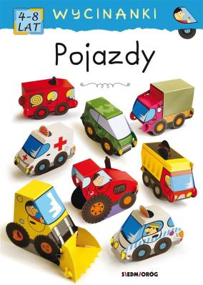 Wycinanki - Pojazdy. Autor: Zbigniew Dobosz. SmakLiter.pl Okładka książki Wycinanki - Pojazdy