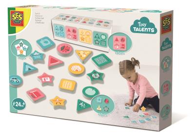 Zabawka kreatywna - Dopasuj kształty i kolory. Wydawca: SES NL. SmakLiter.pl Opakowanie Zabawka kreatywna - Dopasuj kształty i kolory