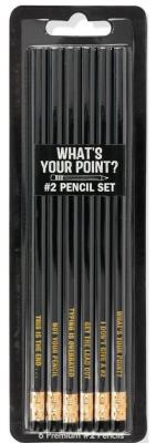 Opakowanie Zestaw czarnych ołówków 6szt