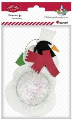 Opakowanie Zestaw do złożenia Piankowy Bałwan + dodatki