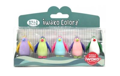 Opakowanie Zestaw gumek do ścierania - pingwin