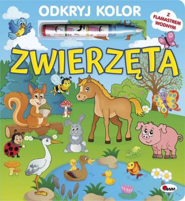 Okładka książki Zwierzęta. Odkryj kolor