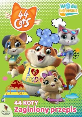 Okładka książki 44 Koty. Wodą malowane. Zaginiony przepis
