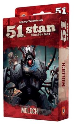 51 Stan: Moloch PORTAL. Autor: Portalgames. SmakLiter.pl Okładka książki 51 Stan: Moloch PORTAL
