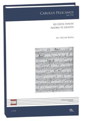 Ad festa venite. Adoro Te devote. Autor: Carolus Pelicanus. SmakLiter.pl Okładka książki Ad festa venite. Adoro Te devote