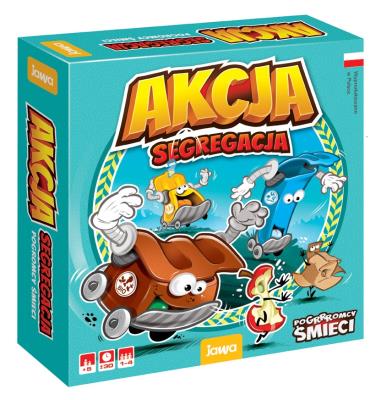 Akcja segregacja JAWA. Wydawca: Jawa. SmakLiter.pl Opakowanie Akcja segregacja JAWA