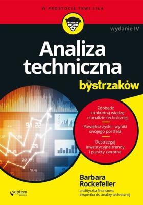 Analiza techniczna dla bystrzaków. Autor: Barbara Rockefeller. SmakLiter.pl Okładka książki Analiza techniczna dla bystrzaków