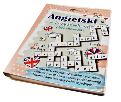 Angielski w krzyżówkach obrazkowych CREATIVO. Autor: Dwornik Paweł. SmakLiter.pl Okładka książki Angielski w krzyżówkach obrazkowych CREATIVO