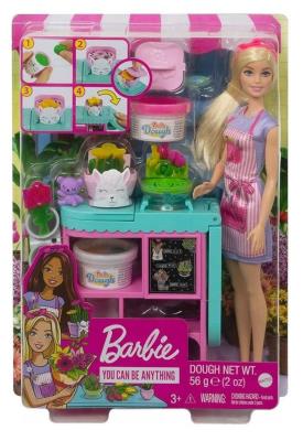 Opakowanie Barbie Lalka + zestaw Kwiaciarnia