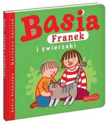 Basia, Franek i zwierzaki. Autor: Stanecka Zofia. SmakLiter.pl Okładka książki Basia, Franek i zwierzaki