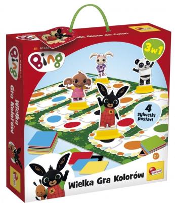 Bing Wielka Gra Kolorów. Wydawca: Lisciani. SmakLiter.pl Opakowanie Bing Wielka Gra Kolorów