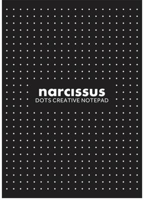 Blok A4/80K Narcisuss kropki czarny (6szt). Wydawca: Narcissus. SmakLiter.pl Opakowanie Blok A4/80K Narcisuss kropki czarny (6szt)