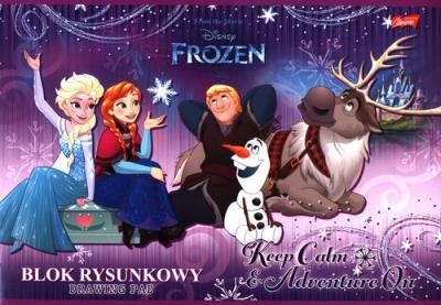 Opakowanie Blok rysunkowy A4 20k Disney Frozen Majewski