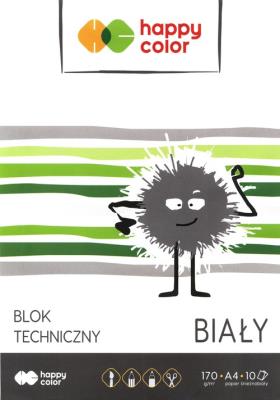 Opakowanie Blok techniczny A4 10 kartek Happy Color