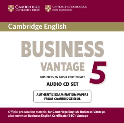 Cambridge English Business 5 Vantage Audio CDs. Wydawca: Cambridge University Press. SmakLiter.pl Opakowanie Cambridge English Business 5 Vantage Audio CDs