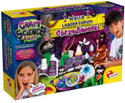 Crazy Science Wielkie Laboratorium Obrzydliwości. Wydawca: Lisciani. SmakLiter.pl Opakowanie Crazy Science Wielkie Laboratorium Obrzydliwości