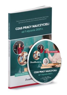 Okładka książki Czas pracy nauczycieli od 1 stycznia 2021 r.