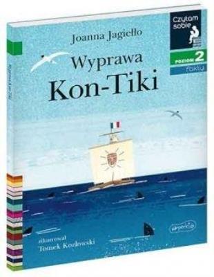 Czytam sobie. Wyprawa Kon-Tiki. Poziom 2. Autor: Joanna Jagiełło. SmakLiter.pl Okładka książki Czytam sobie. Wyprawa Kon-Tiki. Poziom 2