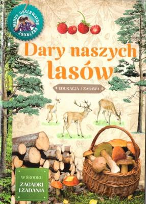 Dary naszych lasów. Autor: Wojciech Gil. SmakLiter.pl Okładka książki Dary naszych lasów