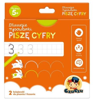 Okładka książki Dłuuugie rysowanki Piszę cyfry