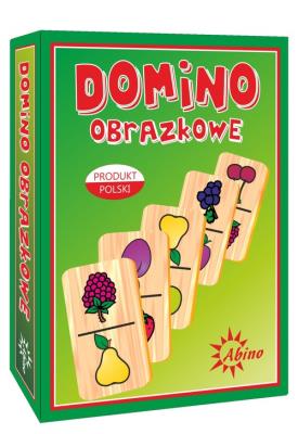 DOMINO OBRAZKOWE   owoce. Wydawca: ABINO. SmakLiter.pl Opakowanie DOMINO OBRAZKOWE   owoce