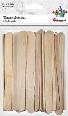 Opakowanie Drewniane patyczki proste 9x113mm 70szt