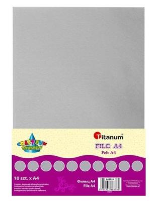 Opakowanie Filc A4 szary 10szt