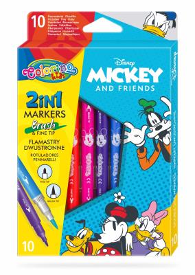 Opakowanie Flamastry dwustronne Colorino Kids 10 kolorów Mickey