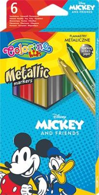Opakowanie Flamastry metaliczne Colorino Kids 6 kolorów Mickey