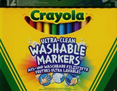 Flamastry super spieralne 12 sztuk. Wydawca: Crayola. SmakLiter.pl Opakowanie Flamastry super spieralne 12 sztuk