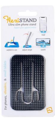 Opakowanie FlexiStand podstawka pod telefon - Silver Dots