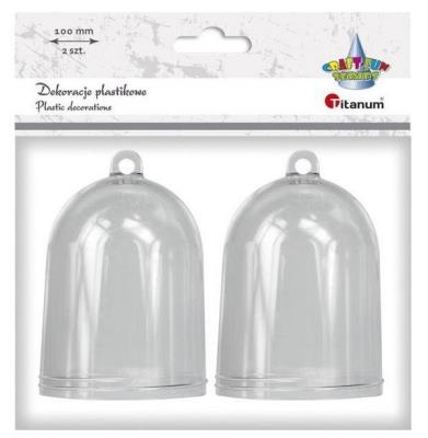 Opakowanie Formy plastikowe zakręcane klosze 2szt