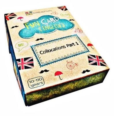 Fun Card English Collocations Part 1 CREATIVO. Autor: Dwornik Paweł. SmakLiter.pl Okładka książki Fun Card English Collocations Part 1 CREATIVO