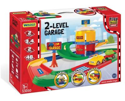Garaż 2 poziomowy. Wydawca: Wader. SmakLiter.pl Opakowanie Garaż 2 poziomowy