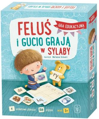Okładka książki Gra - Feluś i Gucio grają w sylaby
