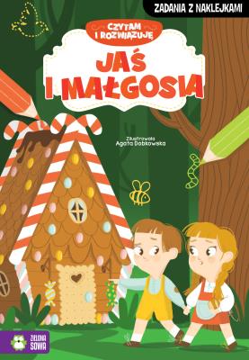 Okładka książki Jaś i Małgosia. Czytam i rozwiązuję