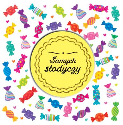 Opakowanie Karnet KW 3D Cukierki