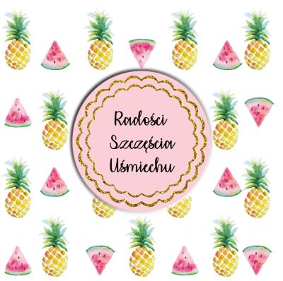 Opakowanie Karnet KW 3D Owoce