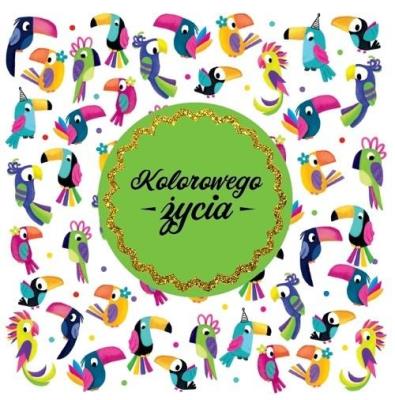 Opakowanie Karnet KW 3D Tukany