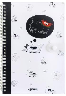 Opakowanie Kołonotes B5/80K linia zamykany na zatrzask