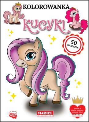 Okładka książki Kolorowanka z naklejkami. Kucyki