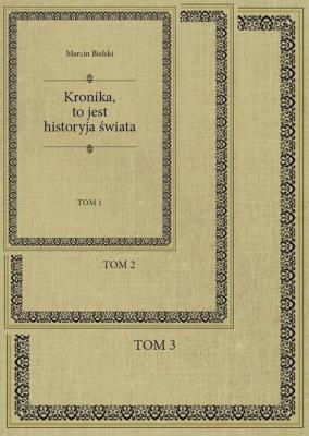 Okładka książki Kronika, to jest historyja świata T.1-3