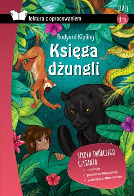 Księga dżungli. Lektura z opracowaniem (oprawa twarda). Autor: Rudyard Kipling. SmakLiter.pl Okładka książki Księga dżungli. Lektura z opracowaniem (oprawa twarda)