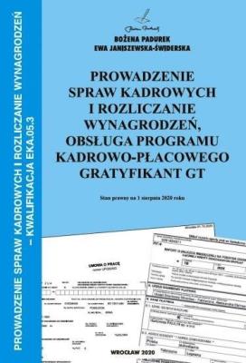 Okładka książki Kwalifikacja EKA.05 Prowadzenie spraw kadrowych...